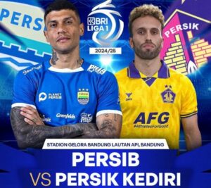 Persib Bandung vs Persik Kediri di BRI Liga 1