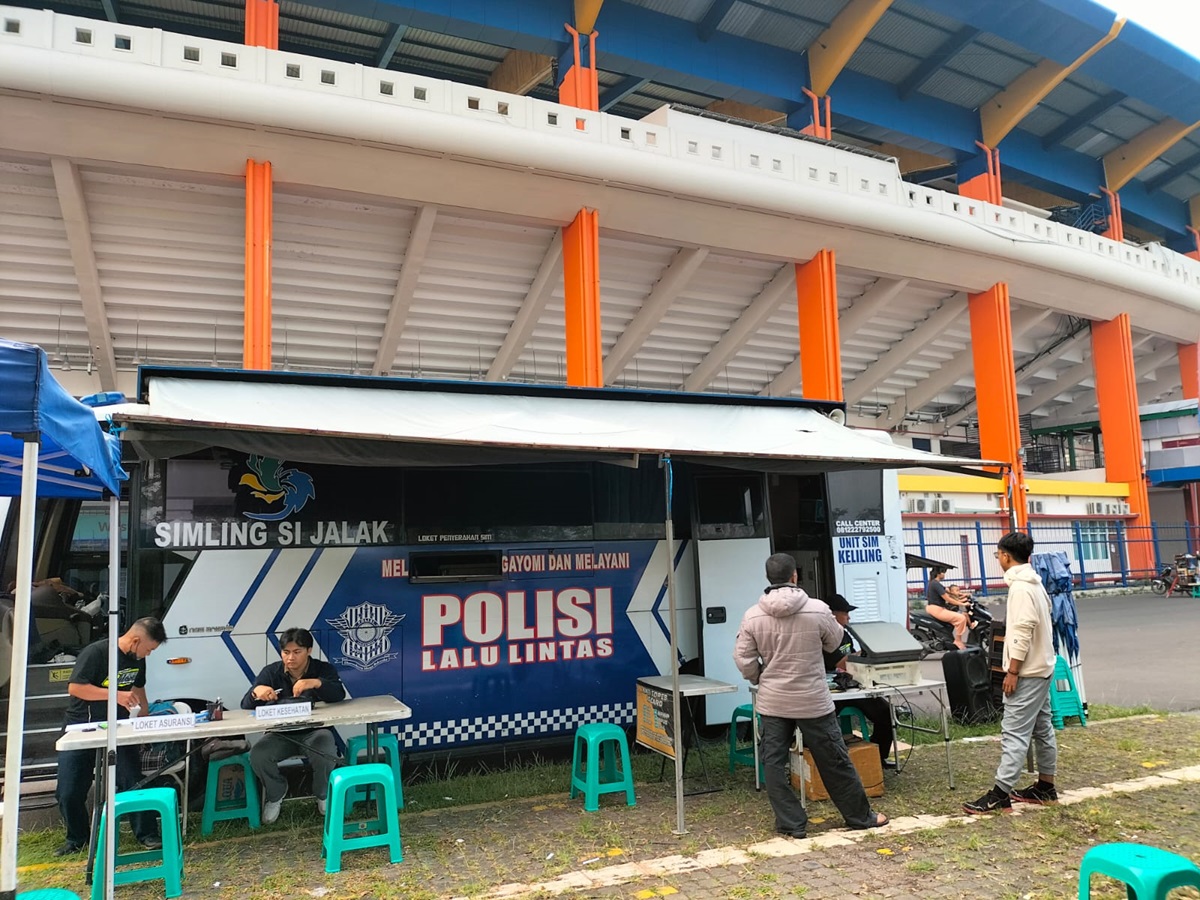 Stadion Si Jalak Harupat Kabupaten Bandung.