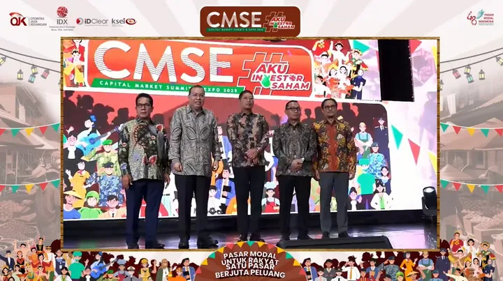 CMSE 2025 kembali digelar di Main Hall BEI, usung tema “Pasar Modal untuk Rakyat” dan buka akses investasi bagi semua kalangan.