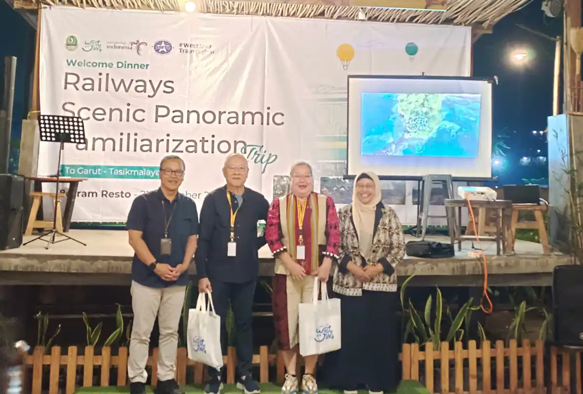 Berwisata Naik Kereta Api: Famtrip Railways Scenic Panoramic Bangkitkan Kembali Pesona Garut–Tasikmalaya