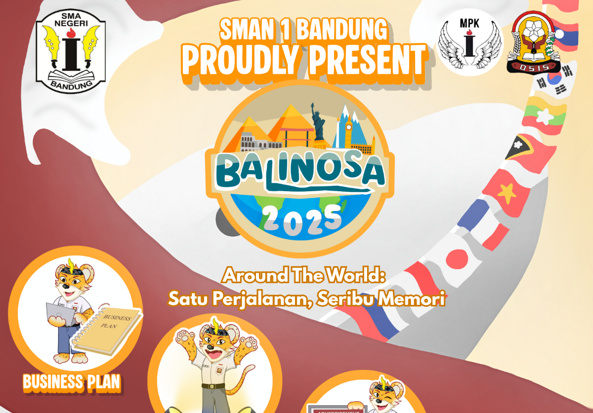 BALINOSA 2025 SMAN 1 Bandung hadir dengan tema “Around the World”, penuh lomba seru, ide kreatif, dan pengalaman tak terlupakan!