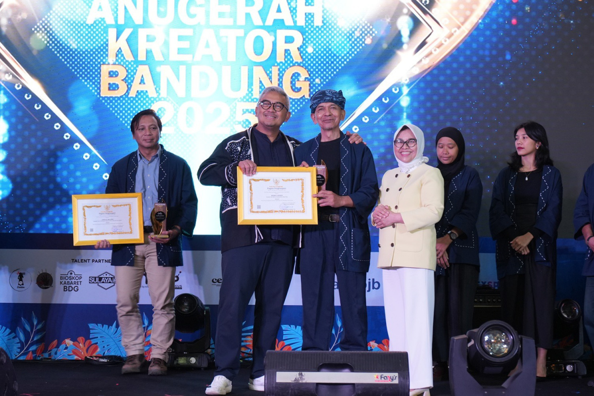 10 Tokoh Terima Anugerah Kreator Bandung 2025, Perkuat Identitas A City of Creators