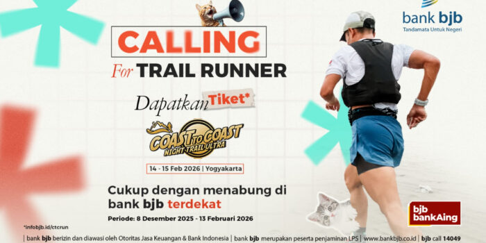 Cukup Menabung di bank bjb, Bisa Dapat Tiket Coast to Coast Night Trail Ultra