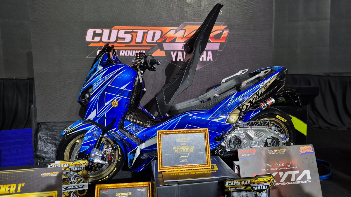 Modif Seharga Hampir 1 Miliar, XMAX Anak Medan Jadi King of MAXI di Ajang Grand Final CustoMAXI 2025