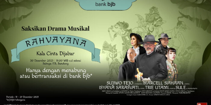 Akhir Tahun Lebih Berkesan, bank bjb Ajak Nasabah Menyaksikan Rahvayana: Kala Cinta Dijabar