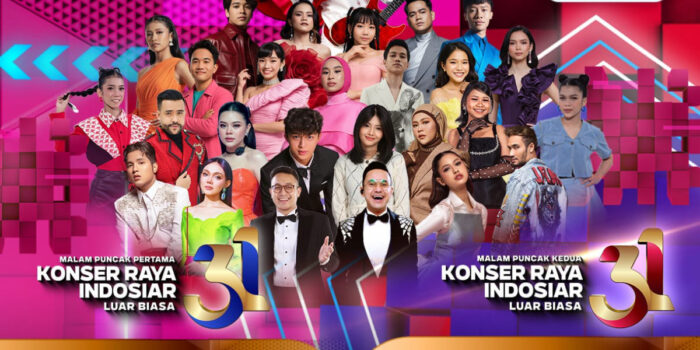 Konser Raya HUT ke 31 INDOSIAR: Agnez Mo, Iwan Fals, Isyana hingga Lesti Kejora dalam Satu Panggung
