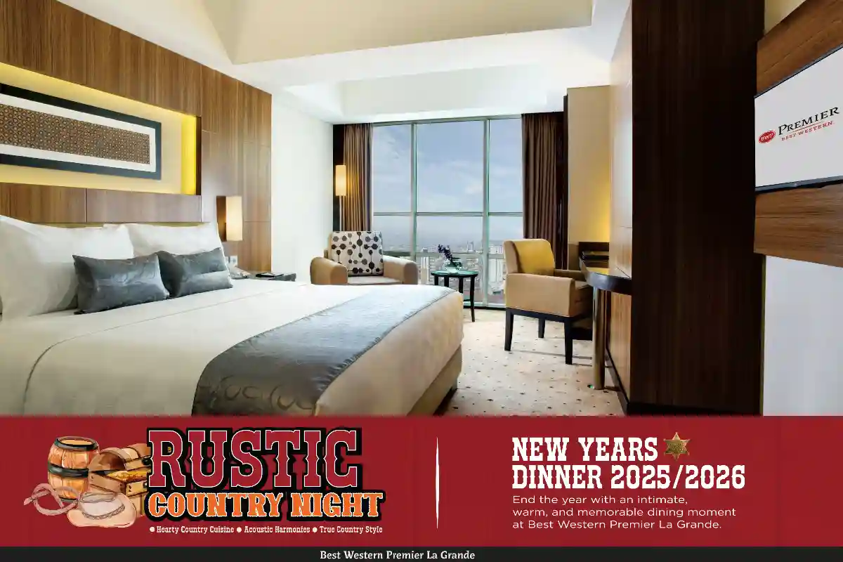 Nikmati Liburan Akhir Tahun 2025 dalam Kehangatan 'Rustic Country Night' di Hotel Best Western Premier La Grande Bandung