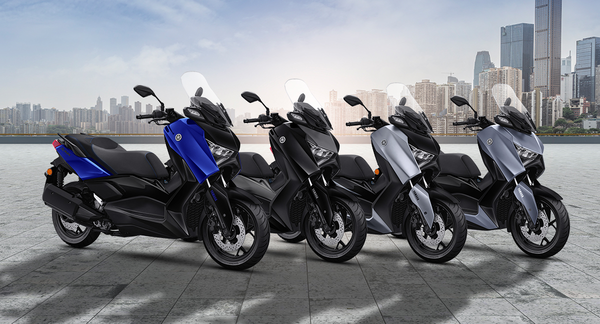 Resmi Dirilis! Yamaha XMAX Connected 2026 Hadir dengan Metallic Blue dan Ceramic Grey