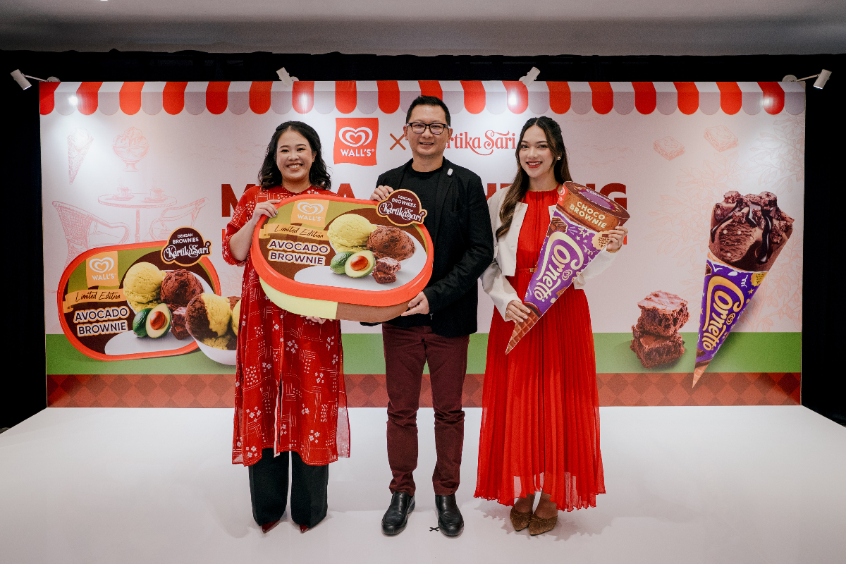 Wall's Kolaborasi dengan Kartika Sari Luncurkan Es Krim Brownies