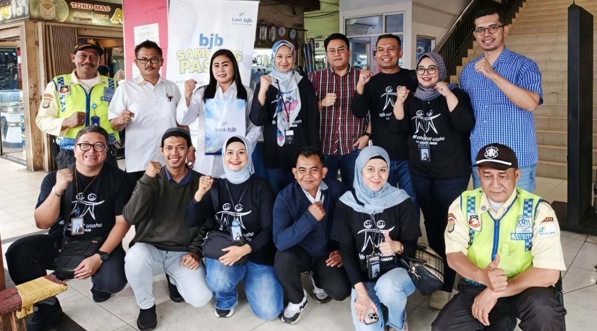 Sentuh Langsung Pelaku Usaha, bank bjb Ekspansi Layanan di Pasar Kebayoran Lama