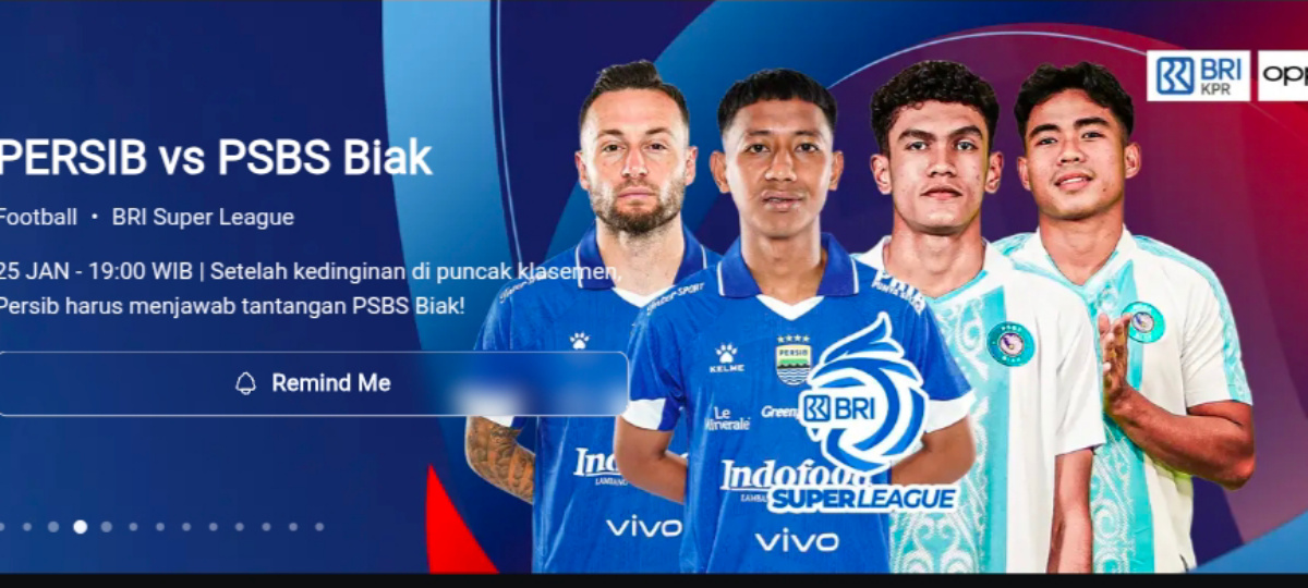 Link Live Streaming Persib vs PSBS Biak: GBLA Membara, Tiga Poin Jadi Harga Mati