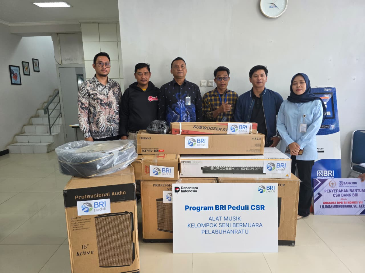 BRI Berikan Bantuan Alat Musik untuk Dua Komunitas Seni di Sukabumi, Dorong Kreativitas Pemuda dan Pelestarian Budaya Lokal