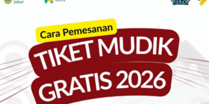 Pemprov Jabar buka 3.040 tiket mudik gratis 2026. Daftar via aplikasi Sapawarga, kuota terbatas, berangkat 13–15 Maret.