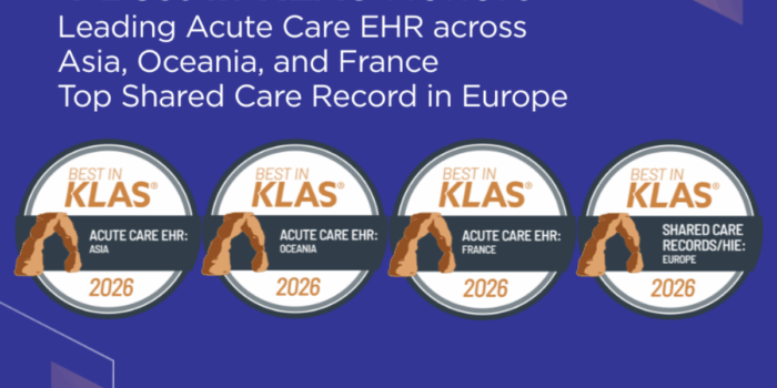 InterSystems, Best in KLAS 2026, Global Best in KLAS Awards, KLAS Research, TrakCare, HealthShare, Acute Care EHR, Shared Care Records, teknologi kesehatan, solusi EHR global, sistem informasi rumah sakit, inovasi layanan kesehatan, kualitas perawatan pasien, penghargaan teknologi medis, Don Woodlock, Adam Gale