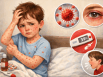 ilustrasi penyakit campak