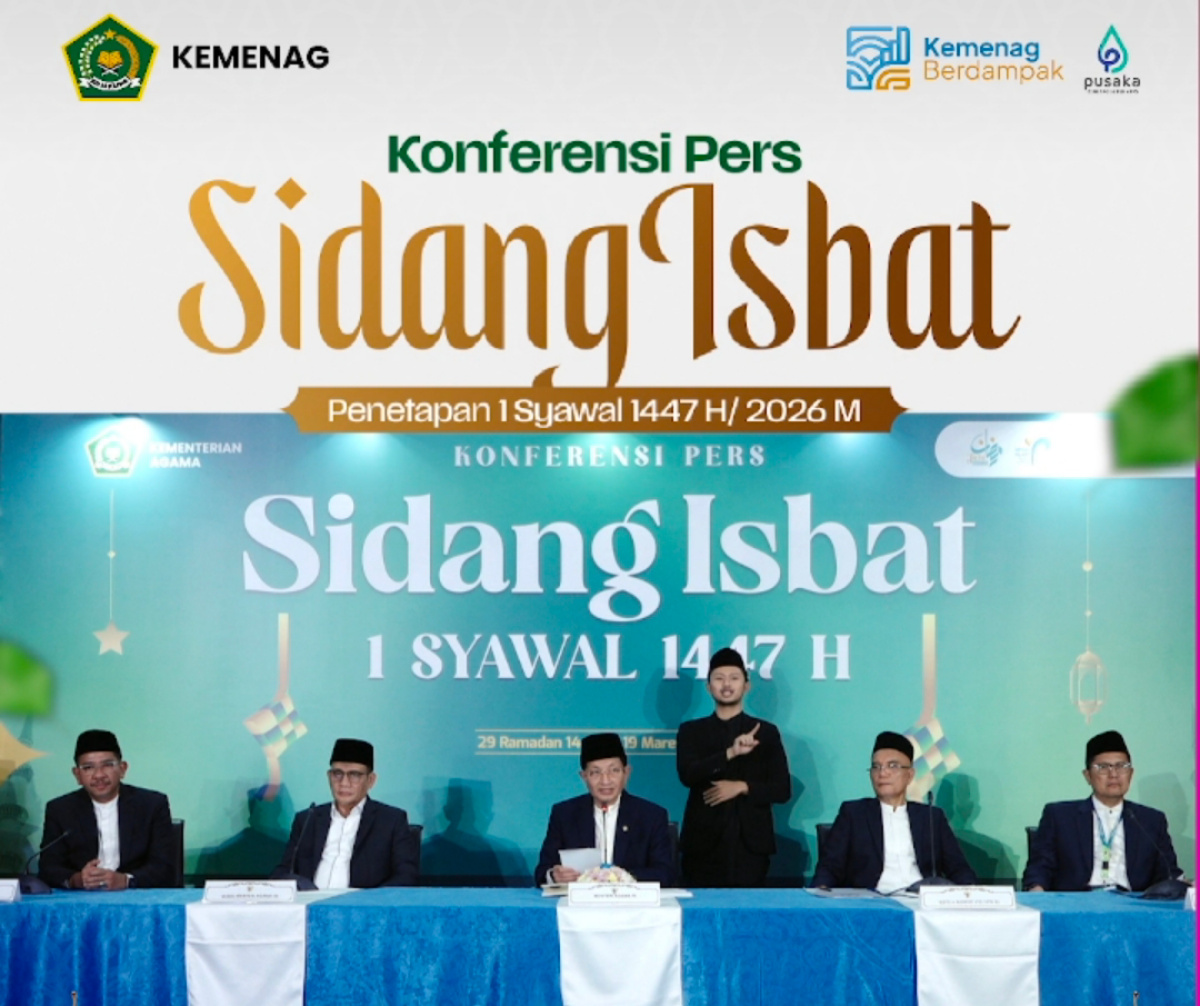 Resmi! Hasil Sidang Isbat Tetapkan Idul Fitri 2026 Jatuh pada 21 Maret