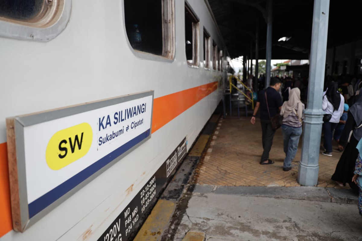 Jalur KA Cibeber–Lampegan Terdampak Gogosan, KA Siliwangi Dibatalkan Demi Keselamatan Penumpang