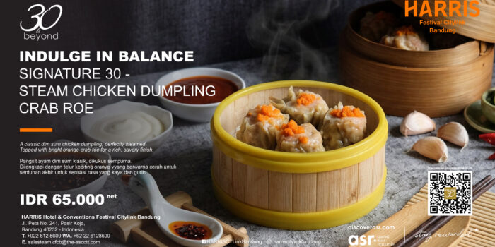HARRIS Hotel and Conventions Festival Citylink Bandung Hadirkan 'Signature 30' Sambut Ulang Tahun ke-30 Ascott