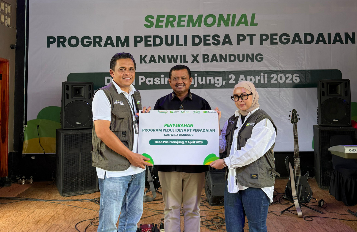 Wujudkan Kemandirian Ekonomi Desa, Pegadaian Jabar Resmikan Desa Pasirnanjung Geulis Sebagai Desa Binaan Pertama di Jawa Barat