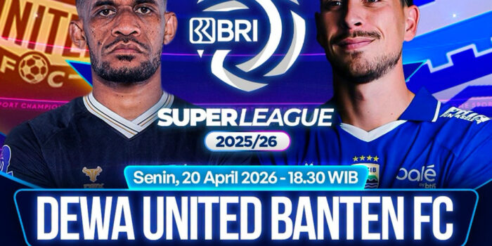 Link live streaming Dewa United vs Persib malam ini pukul 19.00 WIB. Persib incar kemenangan demi jaga posisi puncak klasemen.