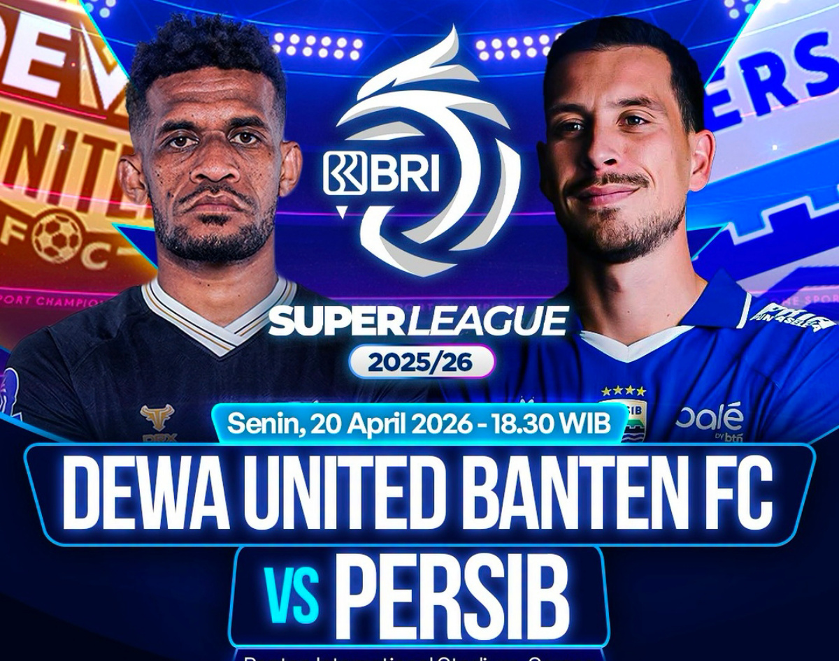 Link live streaming Dewa United vs Persib malam ini pukul 19.00 WIB. Persib incar kemenangan demi jaga posisi puncak klasemen.
