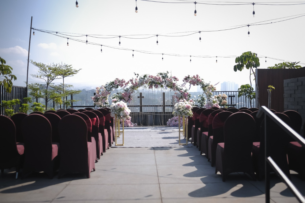 Rooftop Wedding Venue Zest Sukajadi Bandung Resmi Diluncurkan, Tawarkan Konsep Pernikahan Modern dan Elegan