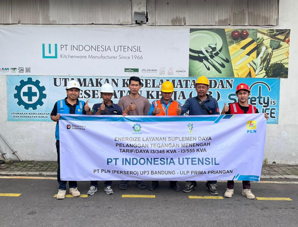 PLN UP3 Bandung Dukung Pertumbuhan Industri, PT Indonesia Utensil Tingkatkan Daya Listrik untuk Penguatan Kapasitas Produksi