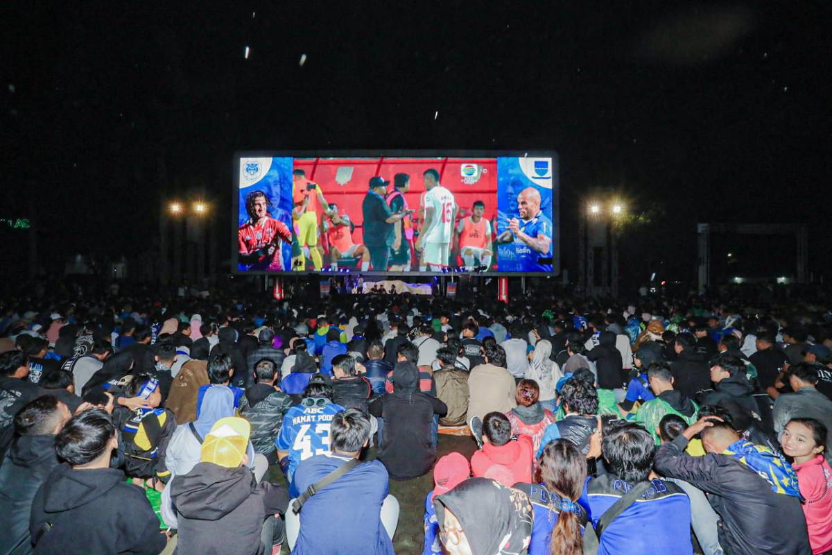 30 Kecamatan di Bandung Gelar Nobar Persib vs Persijap, Wali Kota Pastikan Pengamanan Maksimal