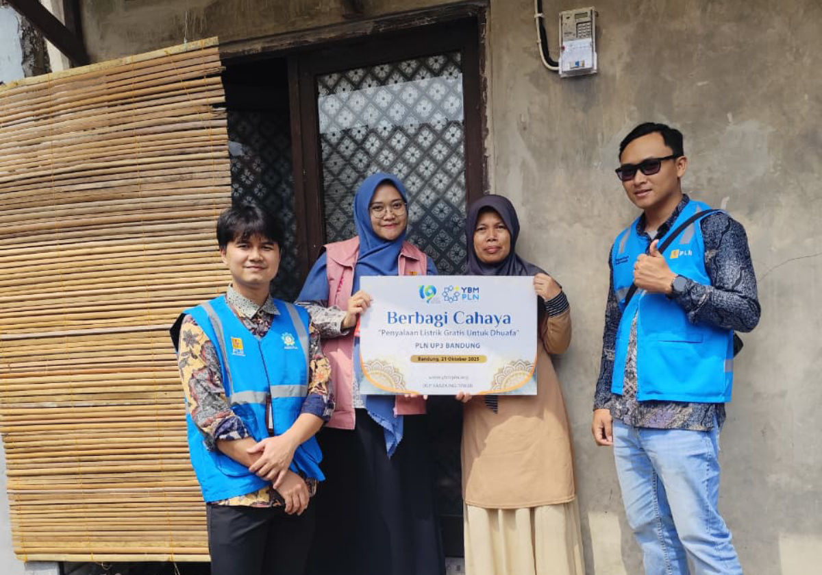 Hadirkan Listrik dan Harapan, PLN ULP Bandung Timur Sambut Idul Adha dengan LUTD