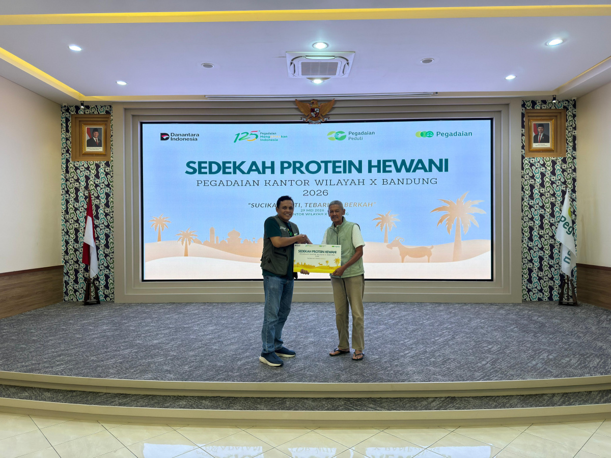 Pegadaian Kanwil X Jabar Distribusikan Ratusan Paket Protein Hewani, Wujudkan Kepedulian di Momen Idul Adha 1447 H