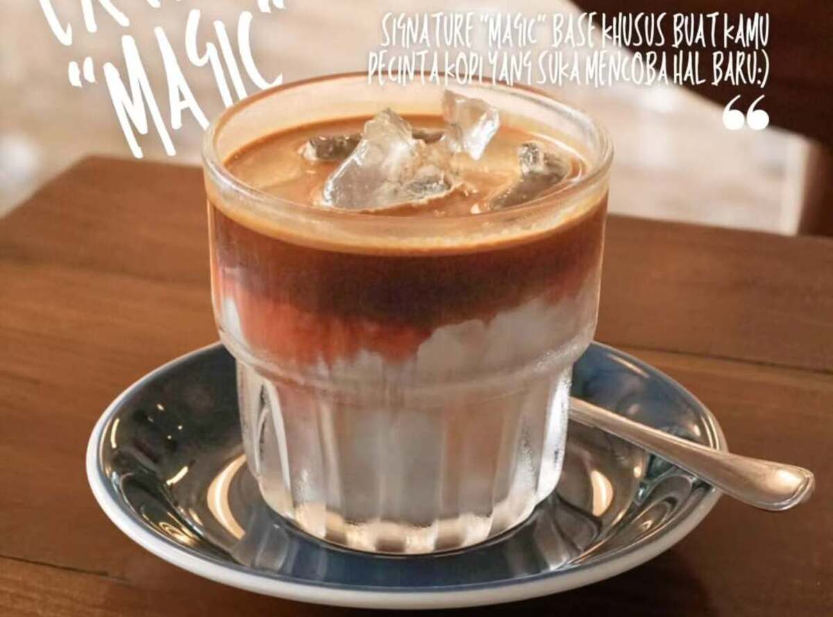 dirty latte enak di bandung salah satunya di alissha coffee. foto: ig@alisshacoffee