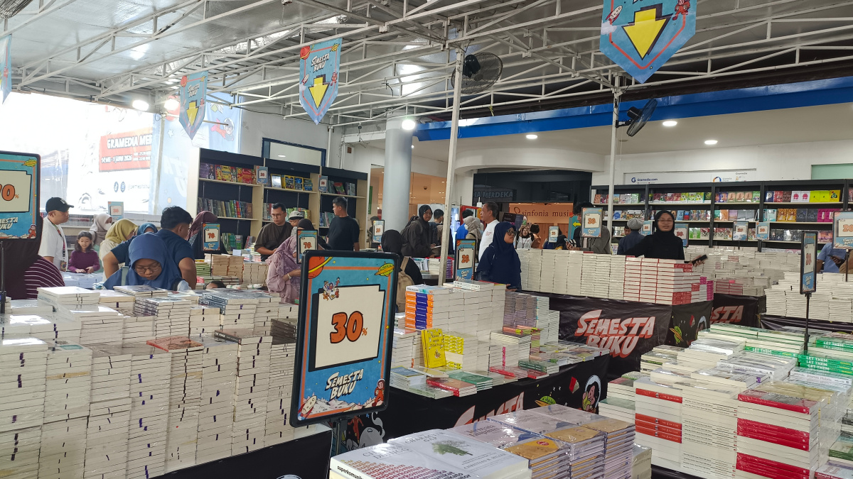 Festival Literasi Semesta Buku 2026 di Gramedia Merdeka Bandung Berikan Diskon hingga 90 persen
