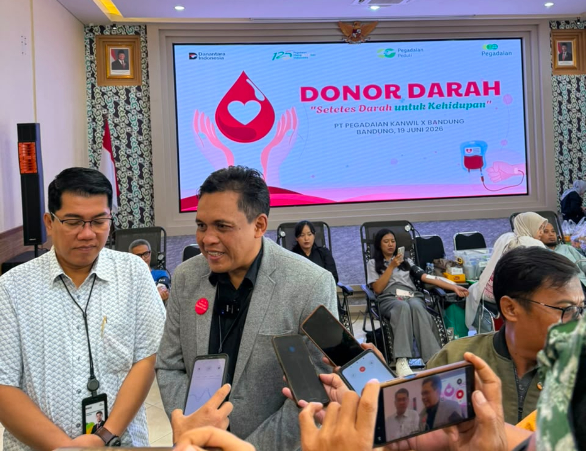 Pegadaian Kanwil X Jabar Gelar Aksi Donor Darah untuk Sesama