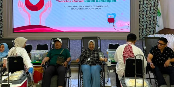 Perkuat Kepedulian Sosial, Pegadaian Kanwil X Jabar Gelar Aksi Donor Darah untuk Sesama