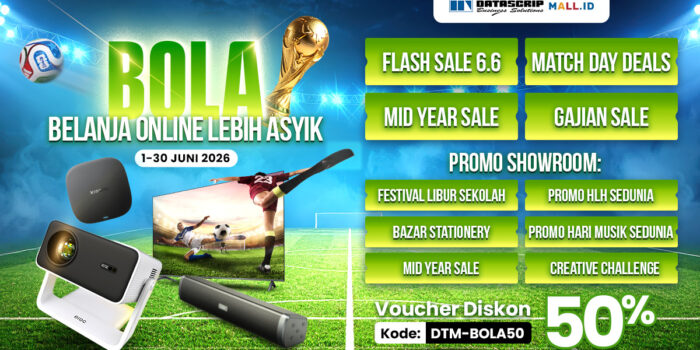 DatascripMall.ID Sambut Liburan Sekolah dan FIFA World Cup 2026 dengan Promo BOLA Juni 2026