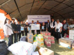 Peduli Bencana Kampung Adat Ciptamulya, BRI Region 9 Bandung Salurkan Bantuan Logistik dan Survival Kit Bersama YBM BRILian