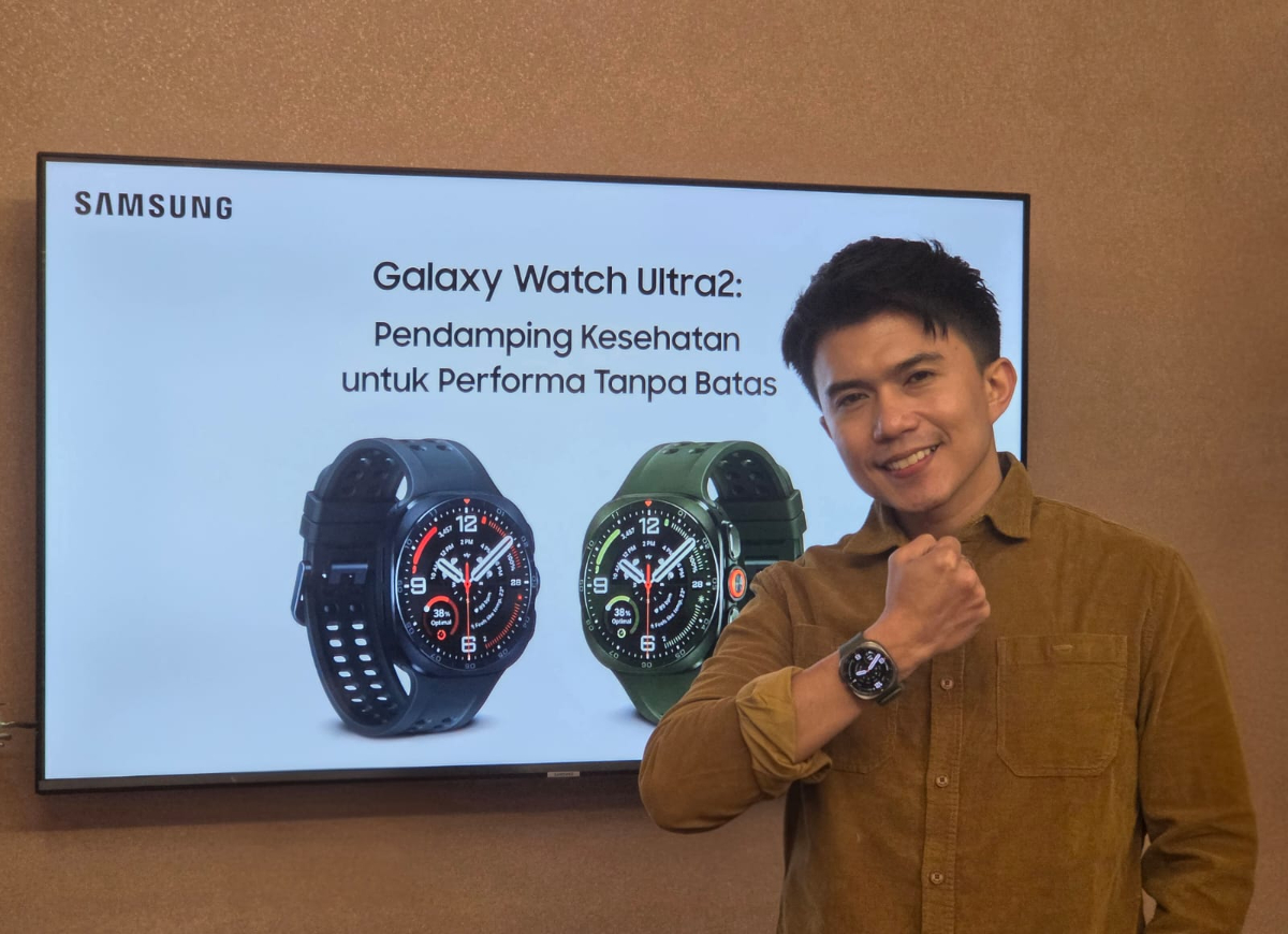 Samsung menghadirkan Galaxy Watch Ultra2 yang memadukan performa tangguh untuk aktivitas outdoor dengan insight kesehatan berbasis AI melalui Samsung Health