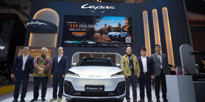 LEPAS E4 EV hadir di GIIAS 2026 dengan harga promo Rp339 juta, baterai 67 kWh, fast charging 20 menit dan ADAS lengkap