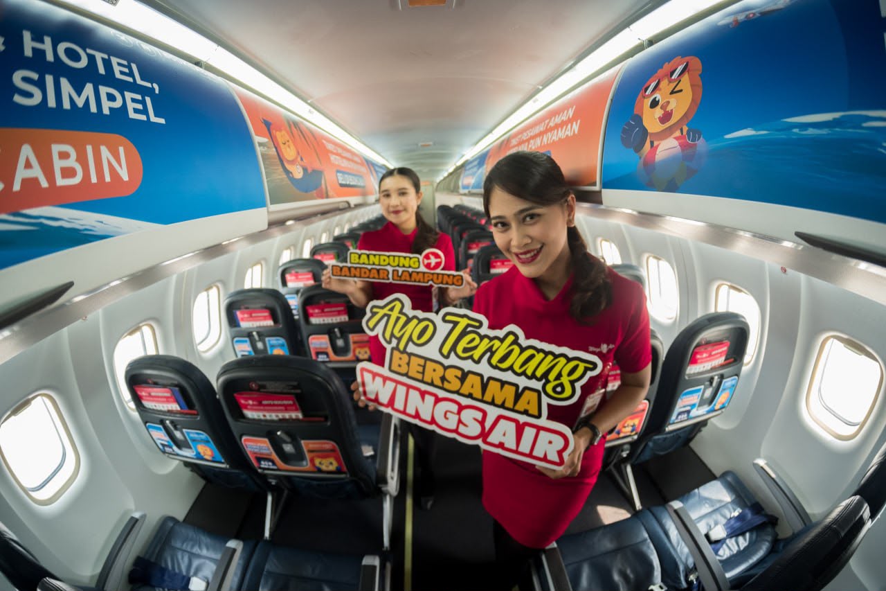 Wings Air Buka Rute Bandung-Lampung, Bandara Husein Kembali Layani Penerbangan Berjadwal