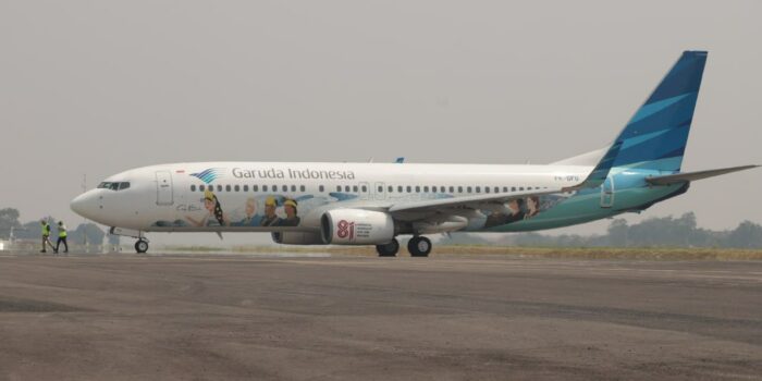 Bandara Husein Bandung Kembali Layani Pesawat Jet Garuda Indonesia