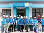 Wakil Bupati Sukabumi Andreas, Dandim 0622 Kabupaten Sukabumi Letkol Inf. Agung Ariwibowo, dan Vice President Efisiensi, Kualitas dan Pengukuran Distribusi Jawa, Madura, dan Bali PT. PLN (Persero) MX Wahyu C Prasetyo meresmikan pengoperasian kembali GI Jampang Kulon 150 KV