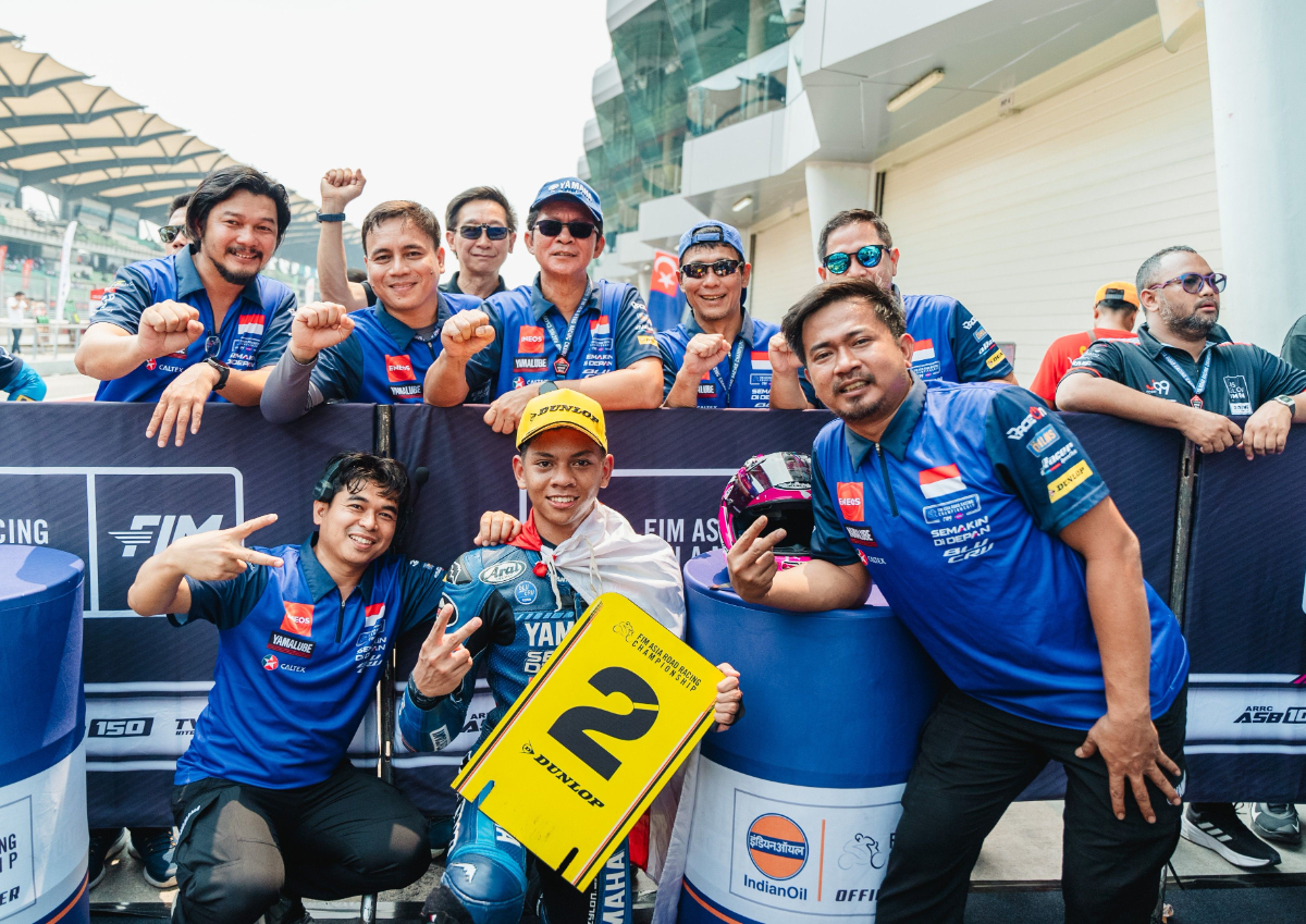 Yamaha Racing Indonesia kembali tampil gemilang di ARRC Sepang lewat kemenangan Wahyu Nugroho dan dua podium Fadhil Musyavi.