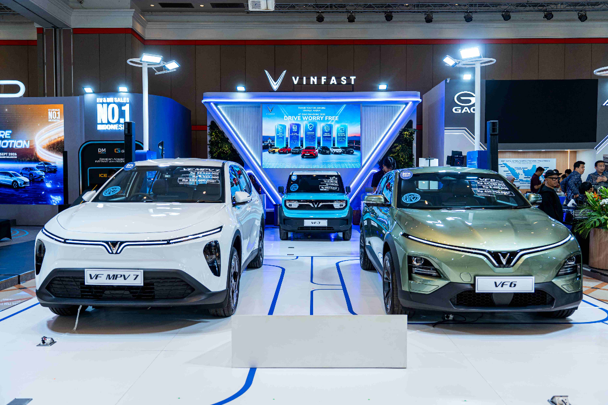 VinFast Hadir di GIIAS Bandung 2026, Bawa VF 3, VF 6 dan VF MPV 7