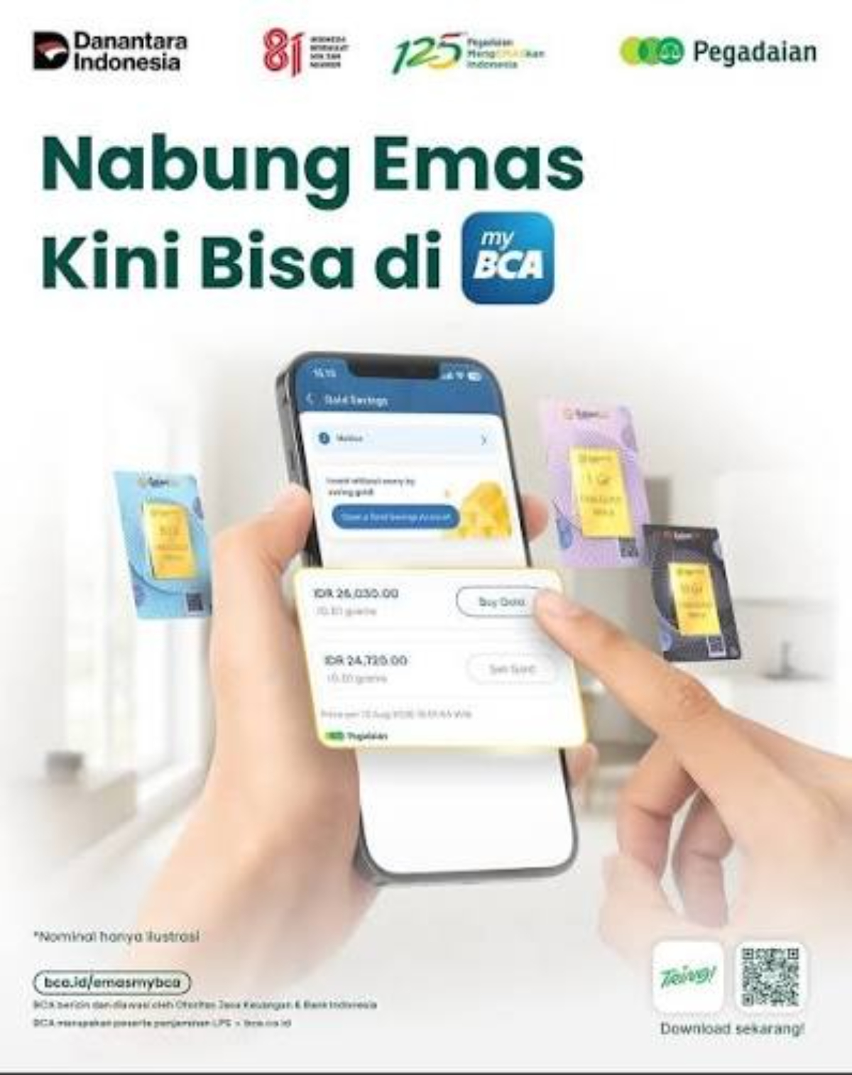 Kolaborasi Pegadaian dan BCA Dorong Tren Investasi Emas, Kini perluas Ekosistem Digital