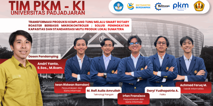 Mahasiswa Unpad memadukan teknologi dan tradisi melalui INTAN, alat pemanggang kemplang tunu otomatis yang tetap menggunakan bara.