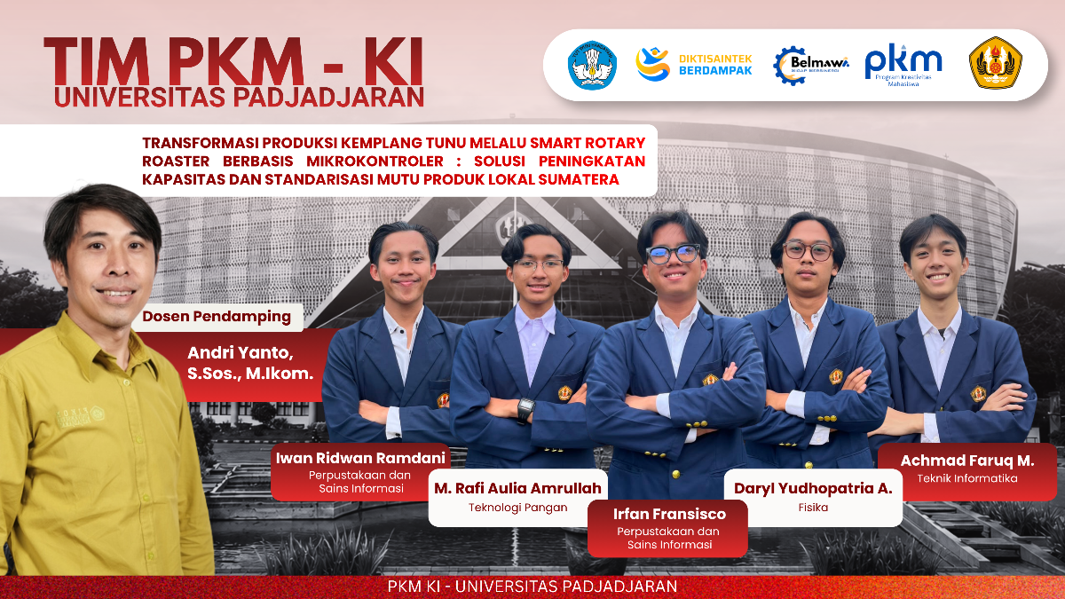 Mahasiswa Unpad memadukan teknologi dan tradisi melalui INTAN, alat pemanggang kemplang tunu otomatis yang tetap menggunakan bara.