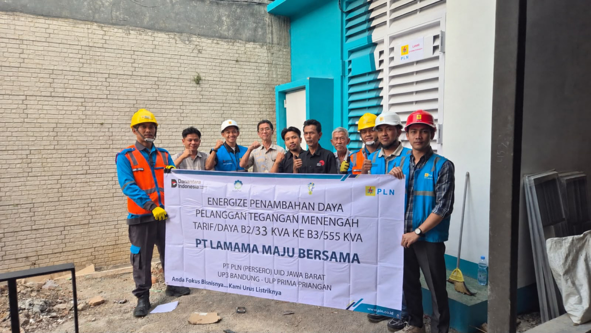 PLN UP3 Bandung Dukung Peningkatan Kapasitas Kelistrikan Lamama Asian Cafe and Bakery