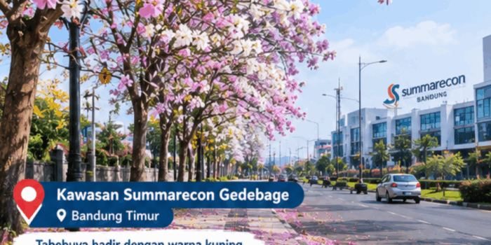 Bunga tabebuya di Bandung mulai menghiasi sejumlah ruas jalan. Simak spot yang bisa didatangi untuk menikmati suasana kota yang lebih cantik.