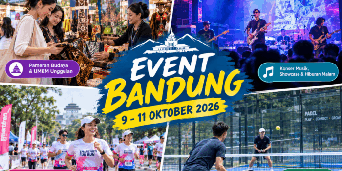 Ini Daftar Event Bandung untuk Mengisi Akhir Pekan 9-11 Oktober 2026