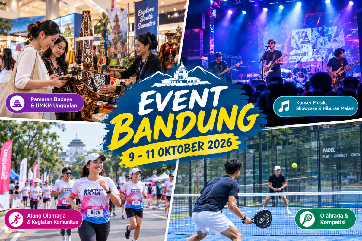 Ini Daftar Event Bandung untuk Mengisi Akhir Pekan 9-11 Oktober 2026